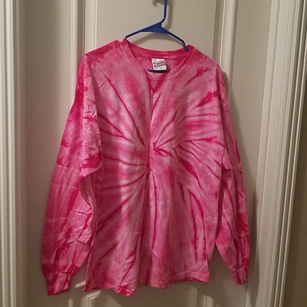 Hanes Long-Sleeve Tie Dye Shirt